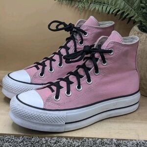 Converse CTAS High Top  Platform Women's Size 6.5  Pink Shoes Casual Comfort
